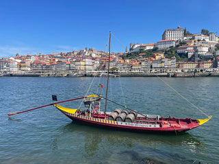 barco barricas vino oporto mar